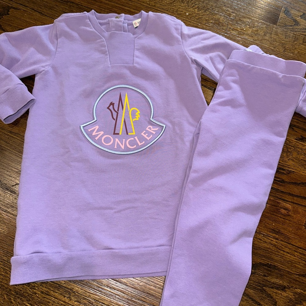 Moncler Kids Lavender 2pc Set